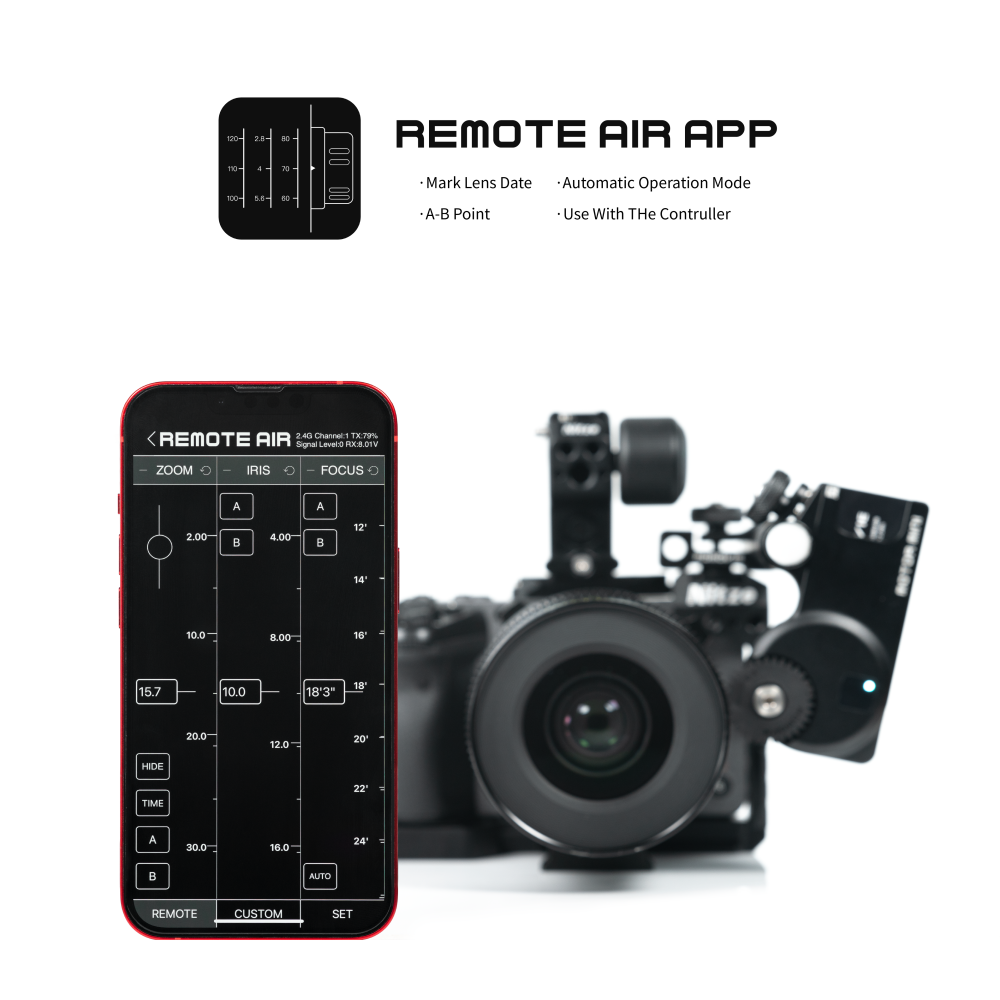 PDMOVIE LIVE AIR 3 Wireless follow focus lens controller system PDMOVIE LIVE AIR 3 Wireless follow focus lens controller system